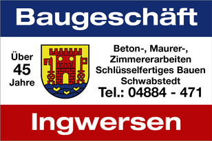 Baugeschäft Ingwersen aus Schwabstedt in Nordfriesland